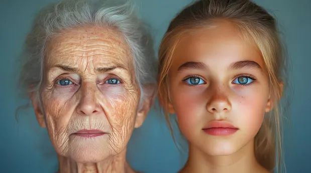 People without wrinkles Is aging possible without skin eldering